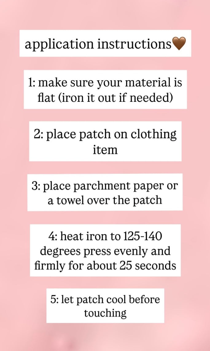 pink cat embroidered iron on patch