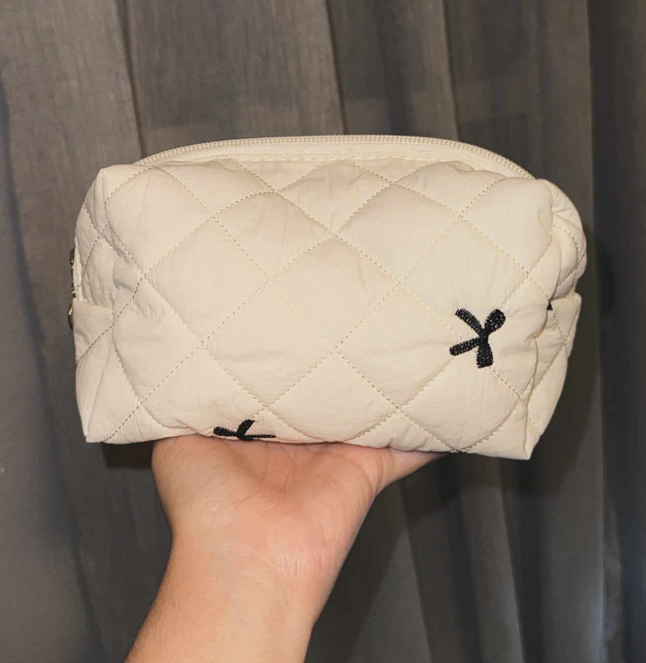 cow cosmetic/toiletry bag