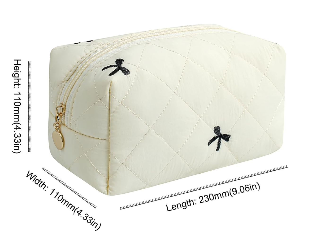 cow cosmetic/toiletry bag
