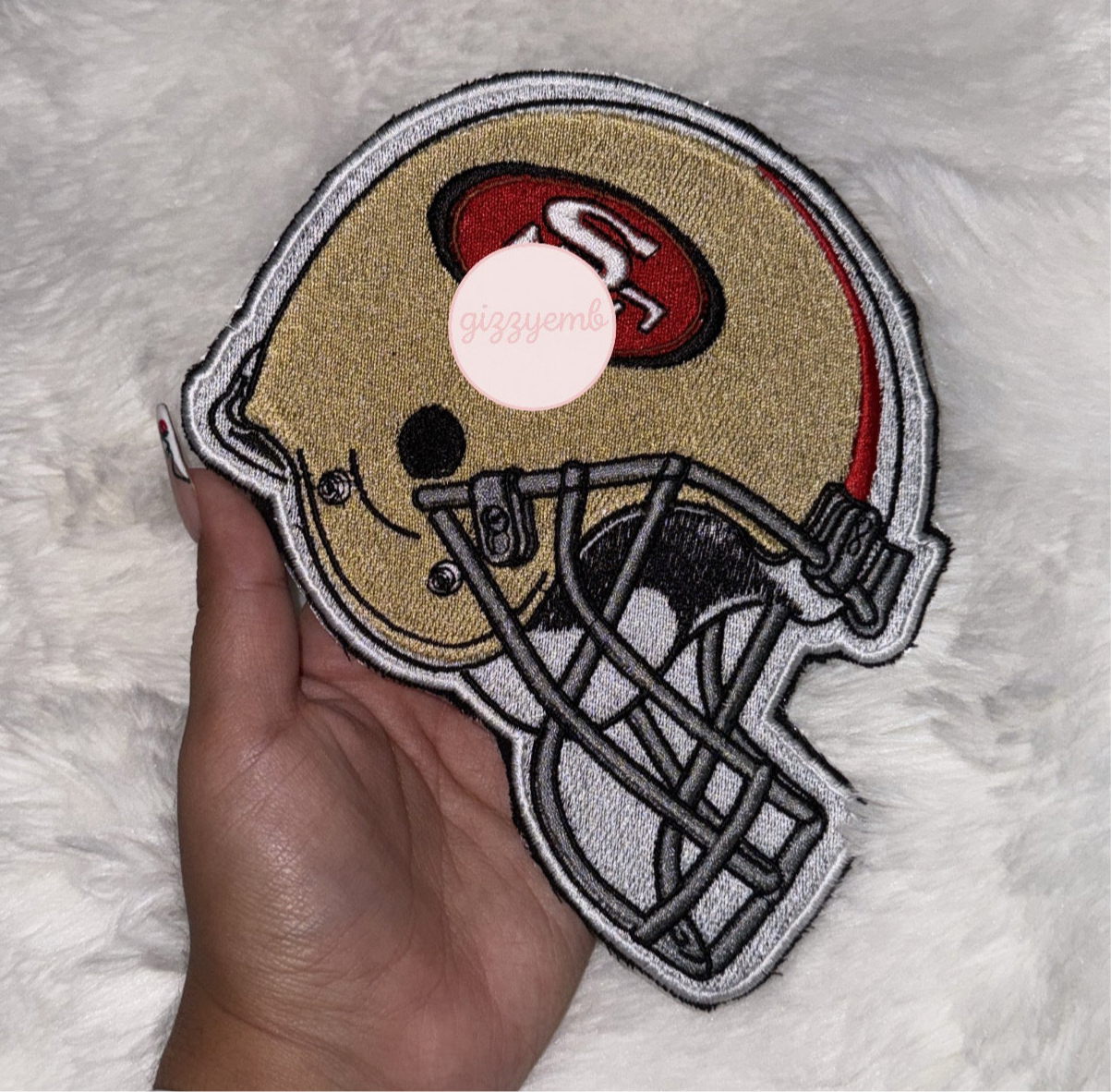 san fran embroidered iron on patch