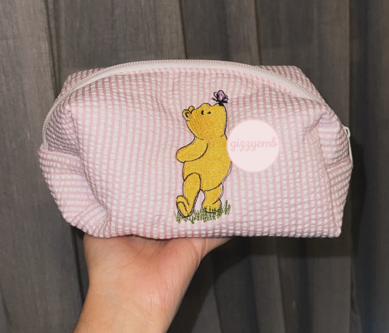 pooh cosmetic/toiletry bag
