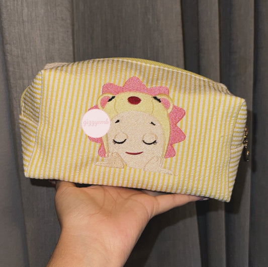 dreaming lion cosmetic/toiletry bag