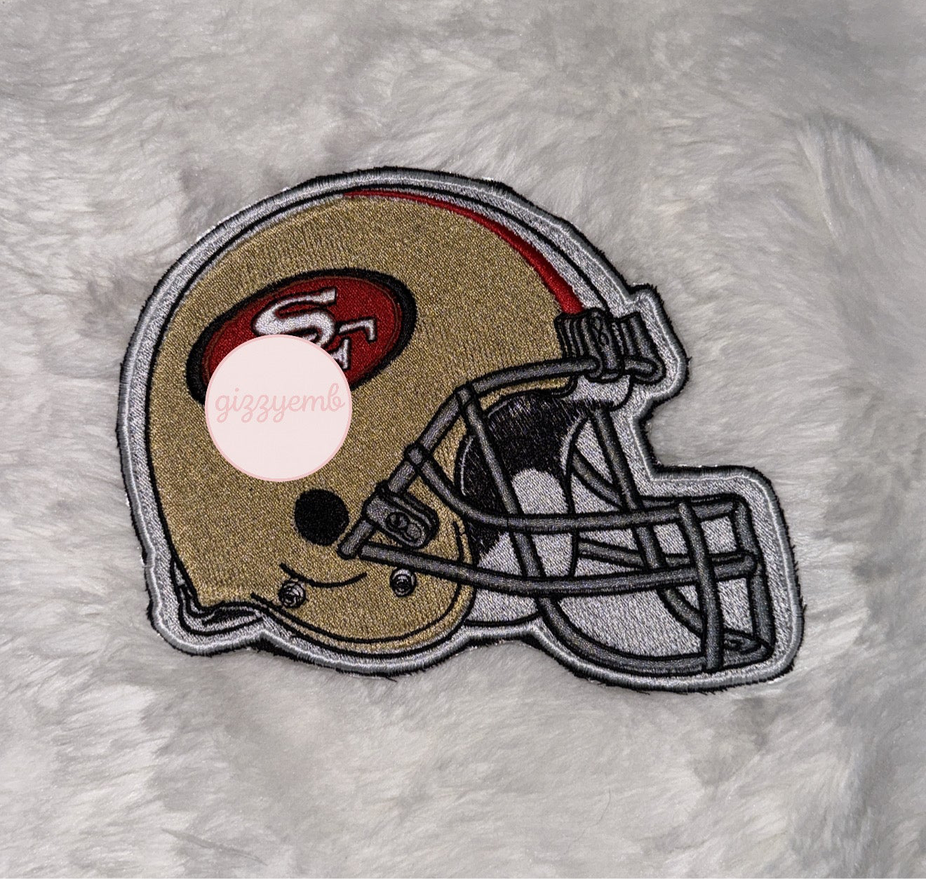 san fran embroidered iron on patch